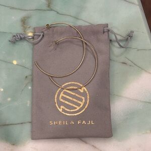 Sheila Fajl Gold Hoop Earrings